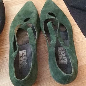 Nine west green shoes